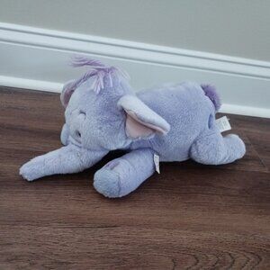 Disney Store Exclusive Purple SMALL LUMPY 13" Plush Stuffed Animal Laying Down